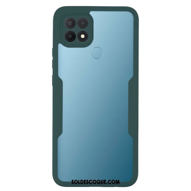 Coque Oppo A15 Hybride Rebord Biseauté