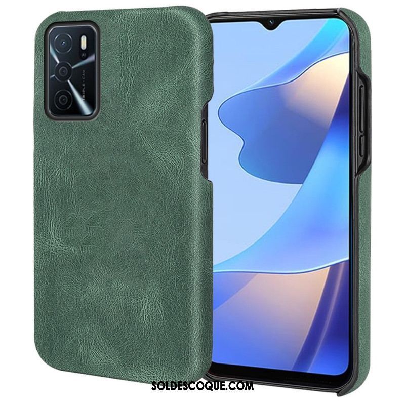 Coque Oppo A16 / A16s Effet Cuir Élégance New Colors