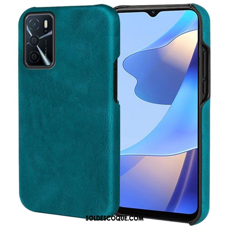 Coque Oppo A16 / A16s Effet Cuir Élégance New Colors