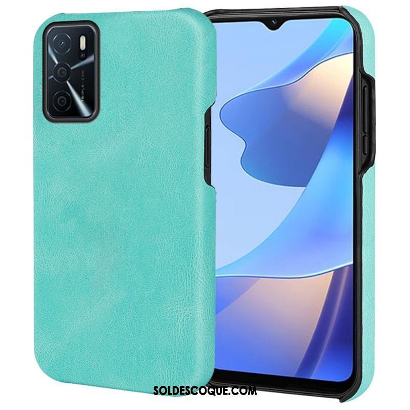 Coque Oppo A16 / A16s Effet Cuir Élégance New Colors