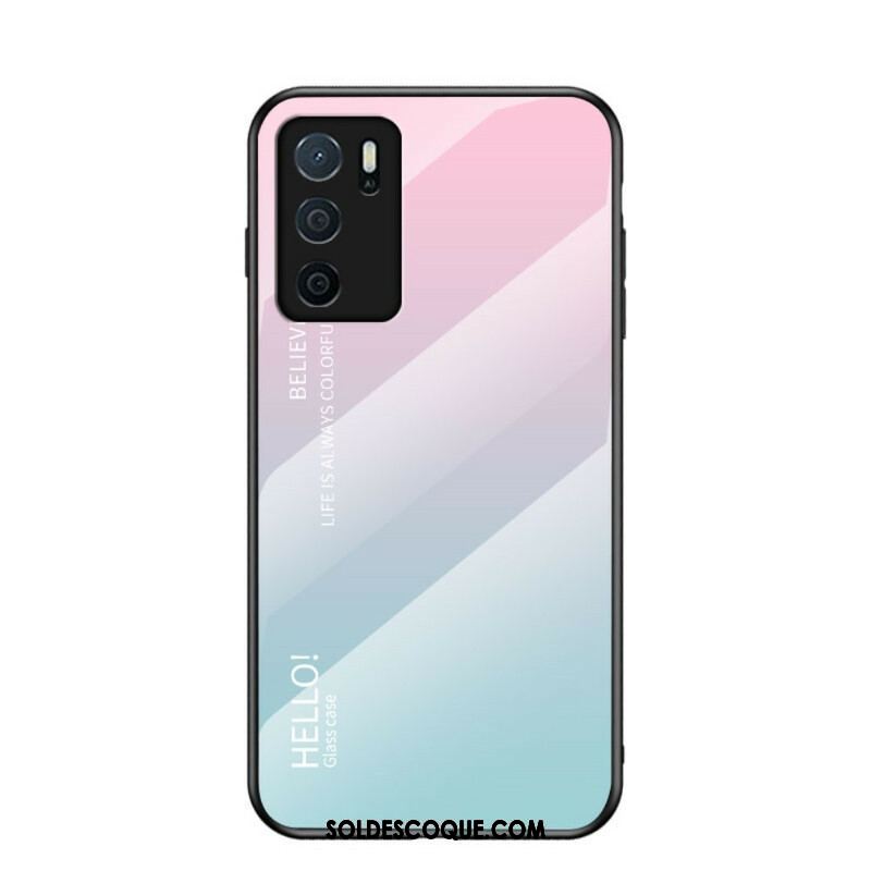 Coque Oppo A16 / A16s Verre Trempé Hello