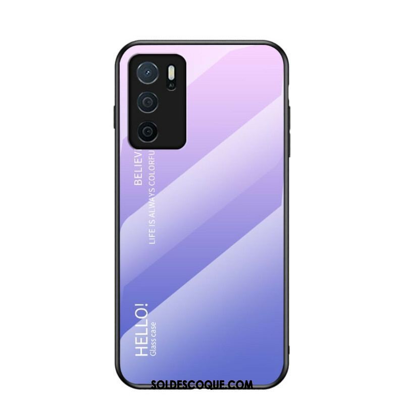 Coque Oppo A16 / A16s Verre Trempé Hello