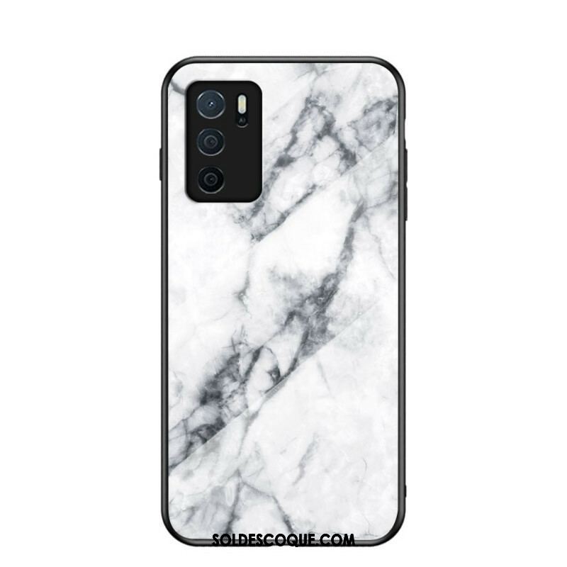 Coque Oppo A16 / A16s Verre Trempé Marble Colors