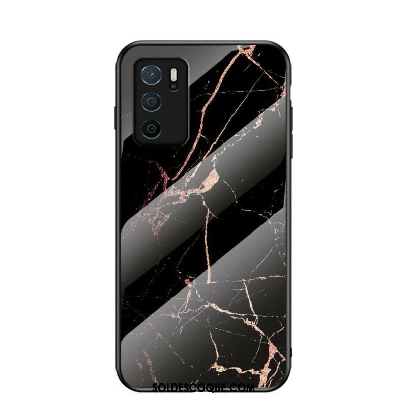 Coque Oppo A16 / A16s Verre Trempé Marble Colors