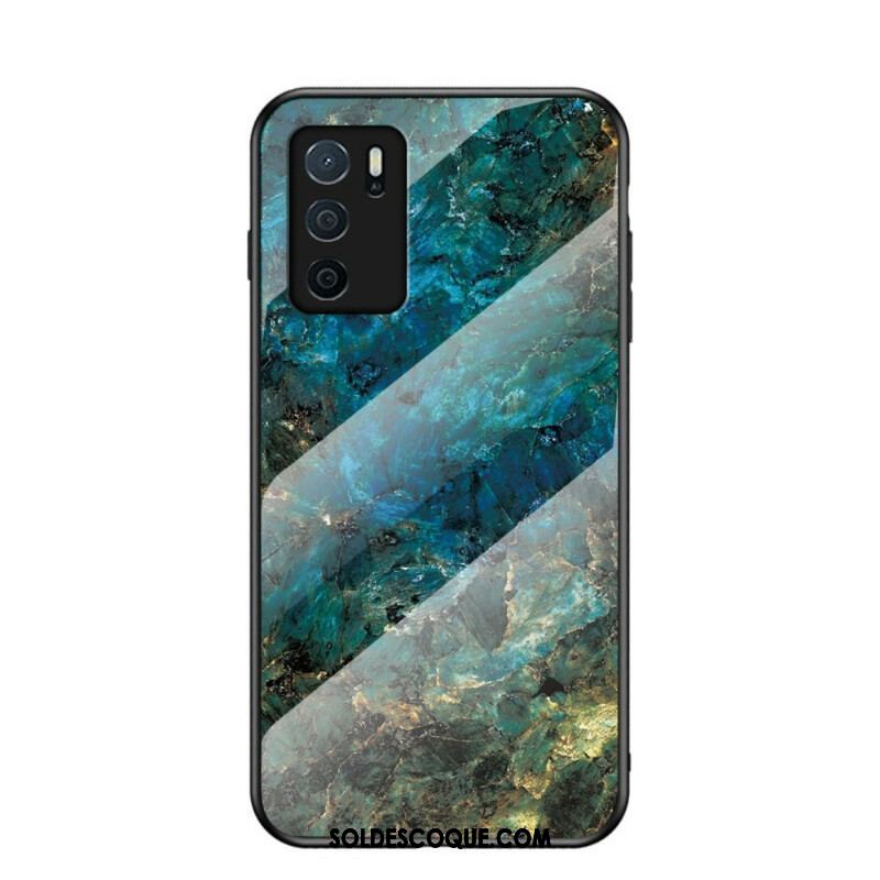 Coque Oppo A16 / A16s Verre Trempé Marble Colors