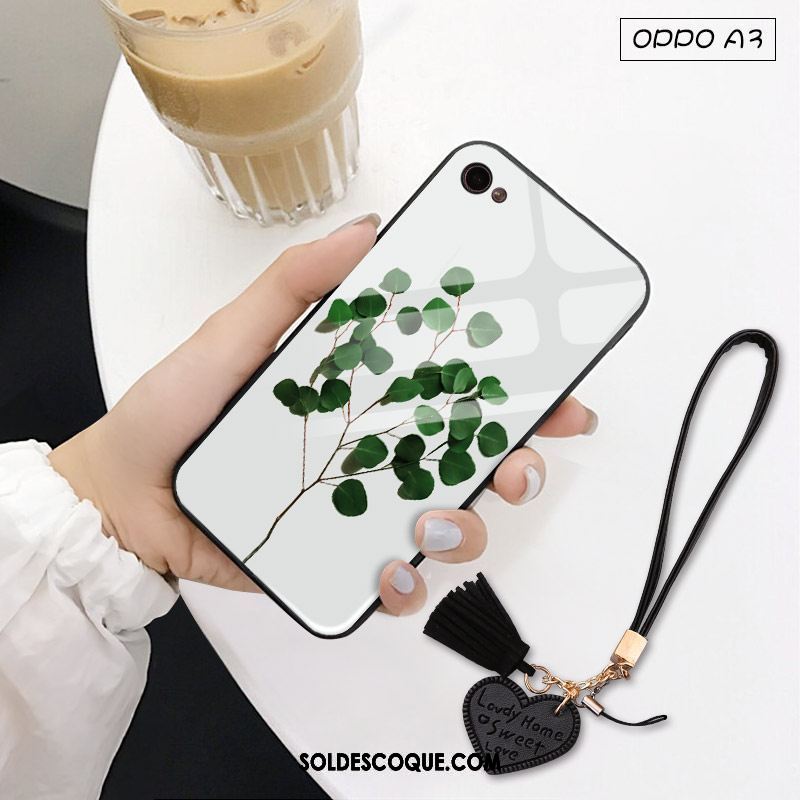 Coque Oppo A3 Charmant Tout Compris Incassable Verre Tendance Soldes