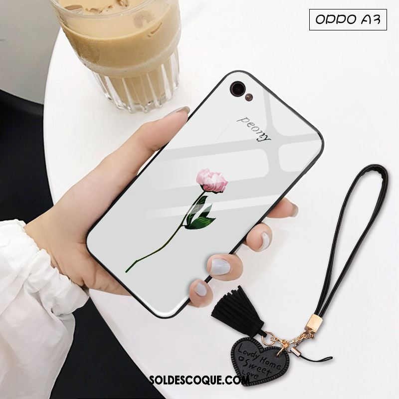 Coque Oppo A3 Charmant Tout Compris Incassable Verre Tendance Soldes