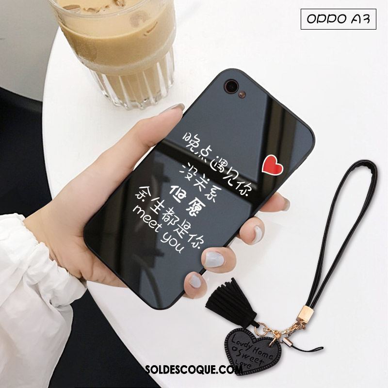 Coque Oppo A3 Charmant Tout Compris Incassable Verre Tendance Soldes