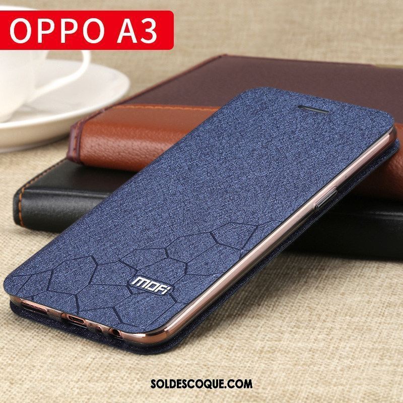 Coque Oppo A3 Cool Marque De Tendance Tout Compris Délavé En Daim Protection France