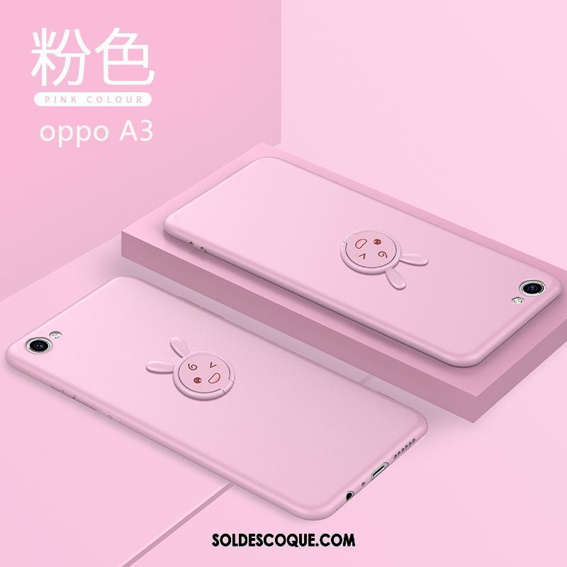 Coque Oppo A3 Dessin Animé Net Rouge Délavé En Daim Créatif Personnalité En Ligne