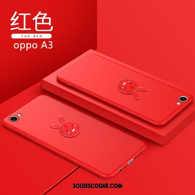 Coque Oppo A3 Dessin Animé Net Rouge Délavé En Daim Créatif Personnalité En Ligne