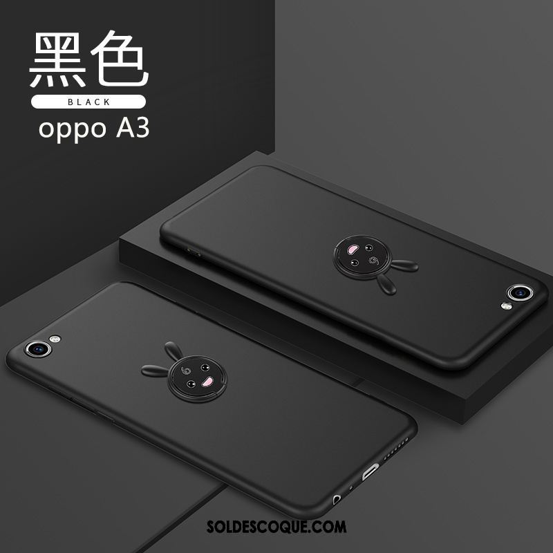 Coque Oppo A3 Dessin Animé Net Rouge Délavé En Daim Créatif Personnalité En Ligne