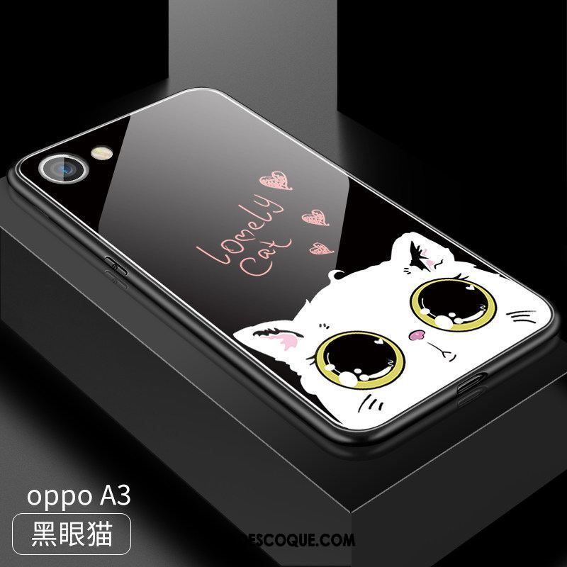 Coque Oppo A3 Dessin Animé Tendance Délavé En Daim Mode Charmant Pas Cher