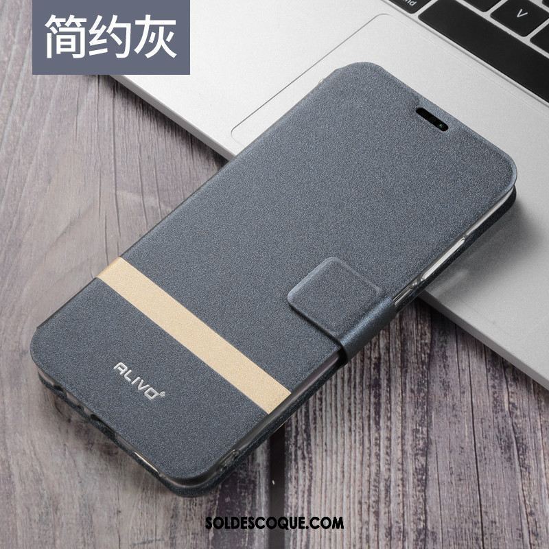 Coque Oppo A3 Fluide Doux Téléphone Portable Protection Étui Gris Soldes