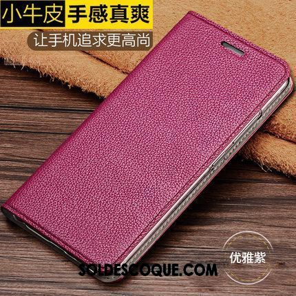 Coque Oppo A3 Litchi Étui Cuir Véritable Téléphone Portable Modèle Fleurie France