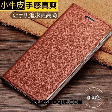 Coque Oppo A3 Litchi Étui Cuir Véritable Téléphone Portable Modèle Fleurie France