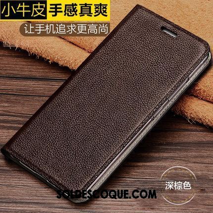 Coque Oppo A3 Litchi Étui Cuir Véritable Téléphone Portable Modèle Fleurie France