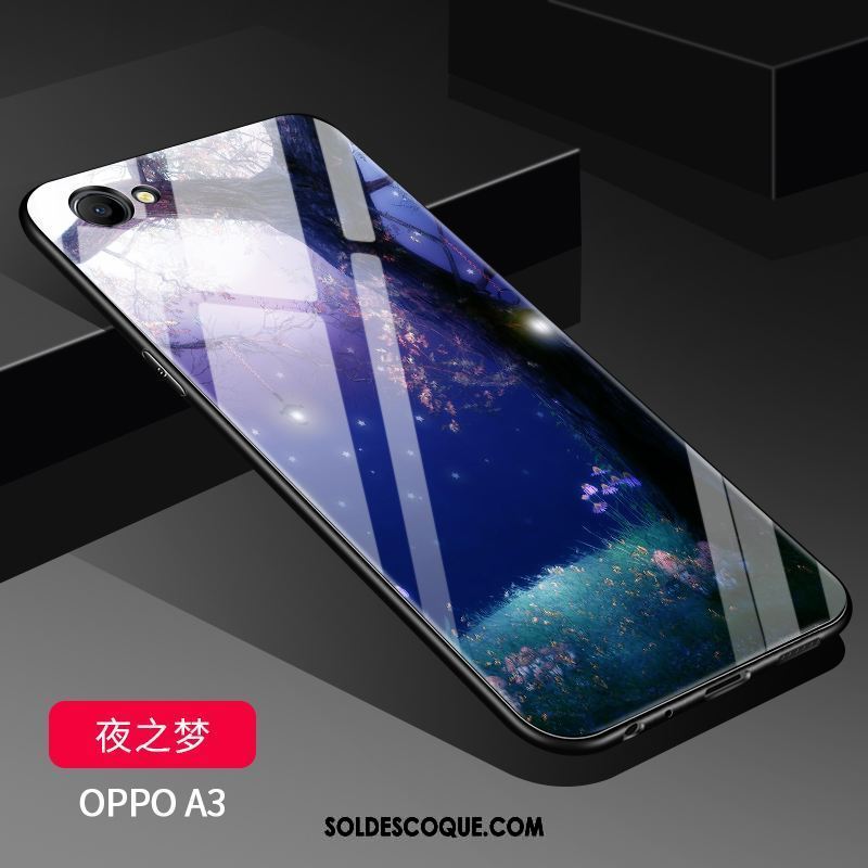 Coque Oppo A3 Nouveau Silicone Fluide Doux Téléphone Portable Bleu Pas Cher