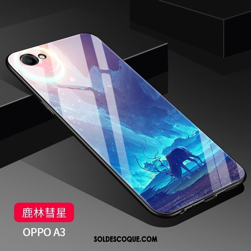 Coque Oppo A3 Nouveau Silicone Fluide Doux Téléphone Portable Bleu Pas Cher