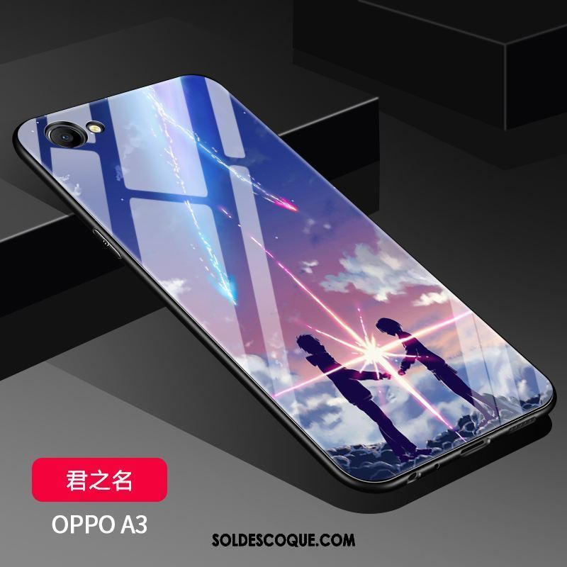 Coque Oppo A3 Nouveau Silicone Fluide Doux Téléphone Portable Bleu Pas Cher