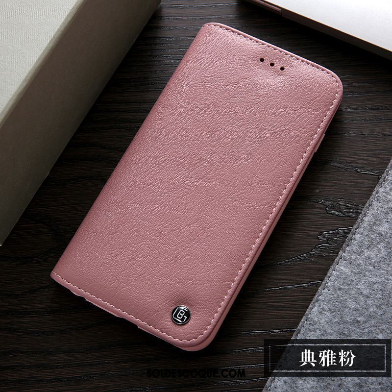 Coque Oppo A3 Protection Étui En Cuir Carte Incassable Cuir Véritable Pas Cher