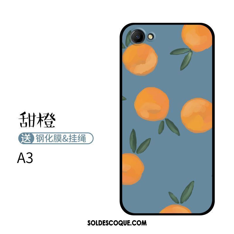 Coque Oppo A3 Silicone Ornements Suspendus Étui Tout Compris Fruit Soldes