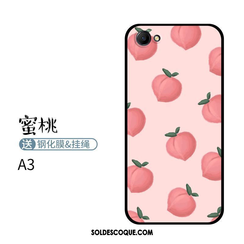 Coque Oppo A3 Silicone Ornements Suspendus Étui Tout Compris Fruit Soldes