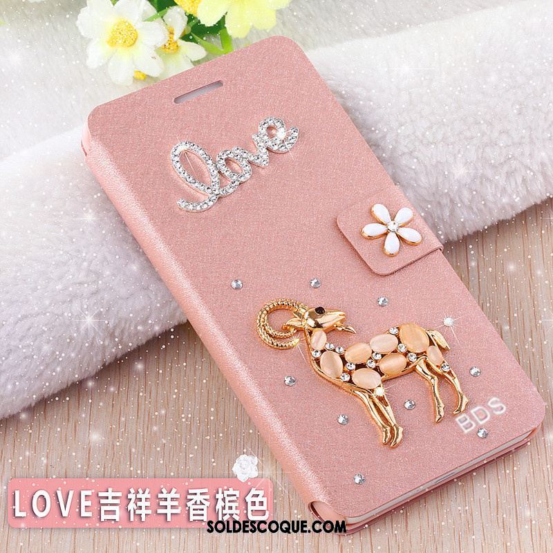 Coque Oppo A3 Étui En Cuir Rouge Ornements Suspendus Incassable Téléphone Portable Pas Cher