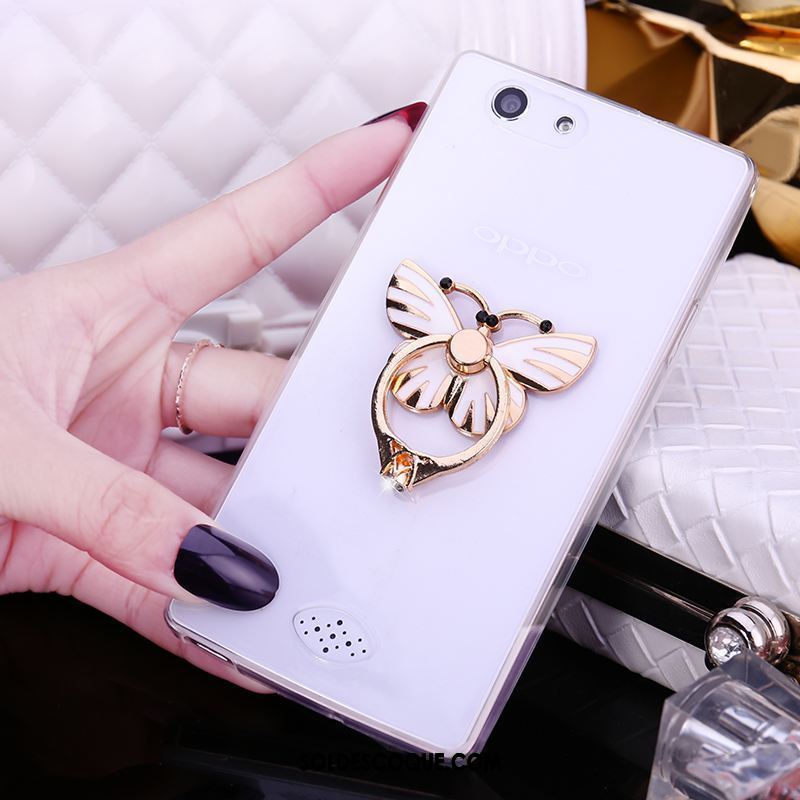 Coque Oppo A31 Étui Anneau Support Fluide Doux Téléphone Portable Pas Cher