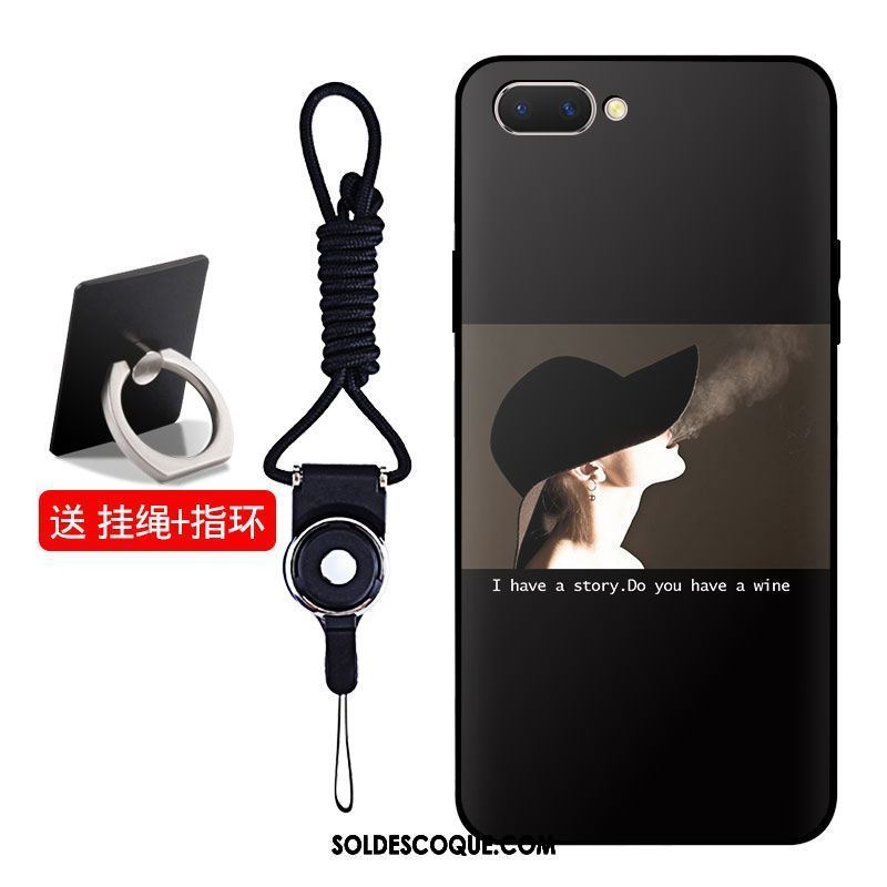 Coque Oppo A3s Dessin Animé Téléphone Portable Bleu Ornements Suspendus Incassable Pas Cher