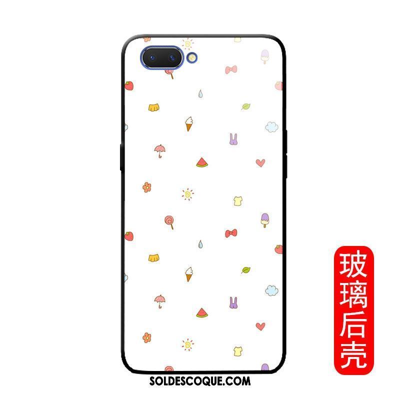 Coque Oppo A3s Incassable Silicone Simple Fruit Tendance Pas Cher