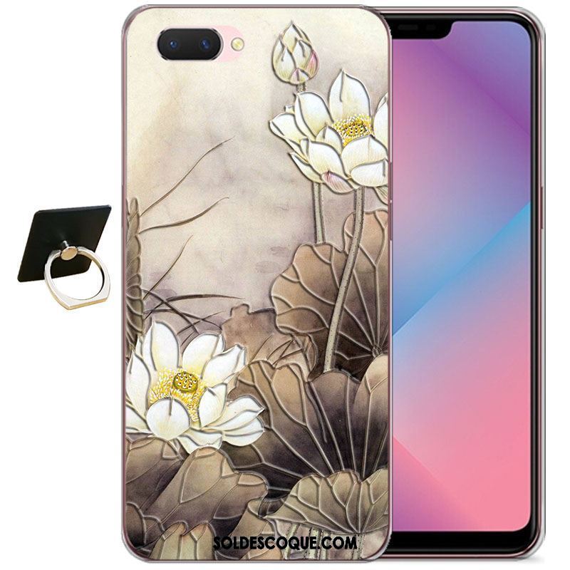 Coque Oppo A3s Nouveau Protection Coque En Silicone Tendance Fluide Doux Soldes