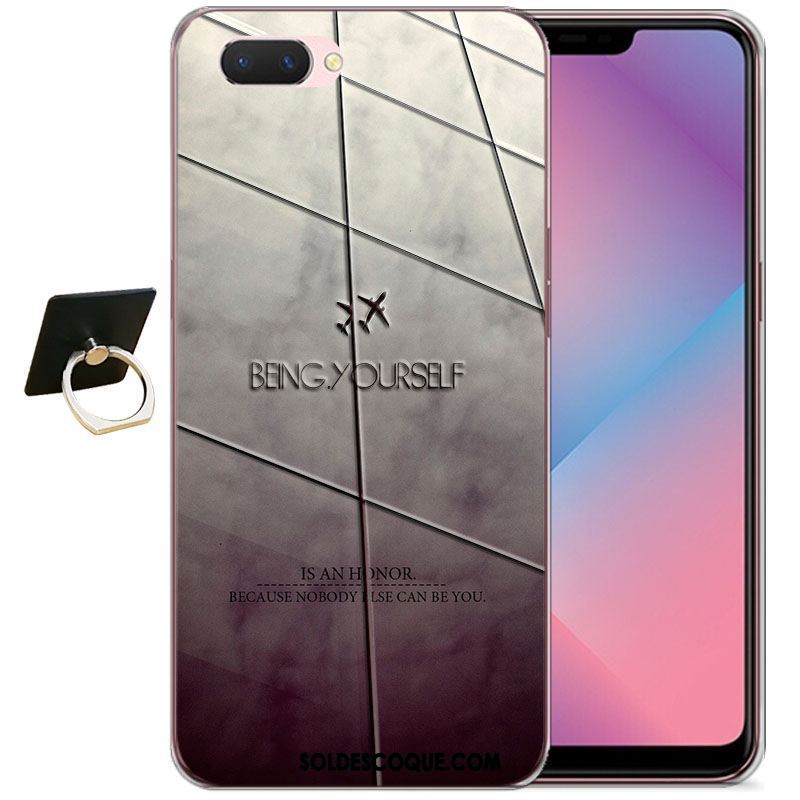 Coque Oppo A3s Nouveau Protection Coque En Silicone Tendance Fluide Doux Soldes