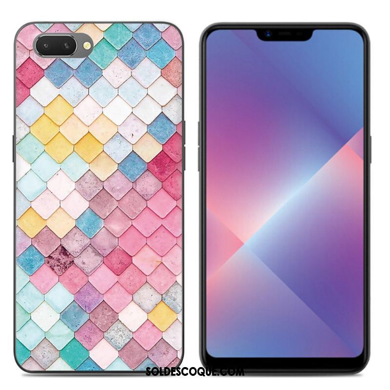 Coque Oppo A3s Protection Téléphone Portable Silicone Transparent Fluide Doux En Ligne