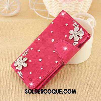 Coque Oppo A3s Sac Strass Bleu Étui Téléphone Portable Housse Soldes