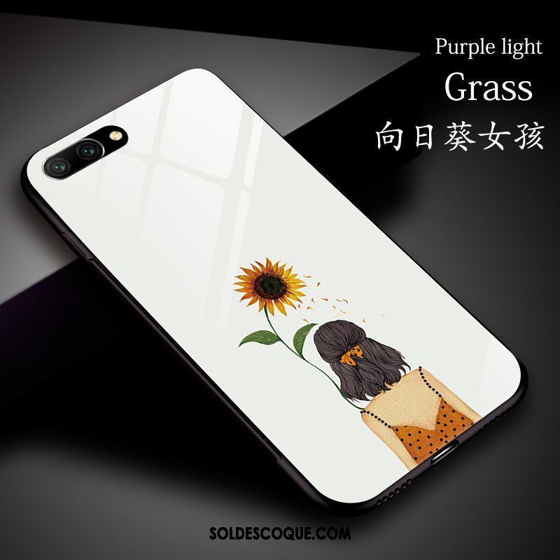 Coque Oppo A3s Silicone Créatif Verre Petit Étui Pas Cher