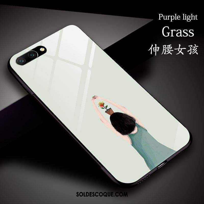 Coque Oppo A3s Silicone Créatif Verre Petit Étui Pas Cher