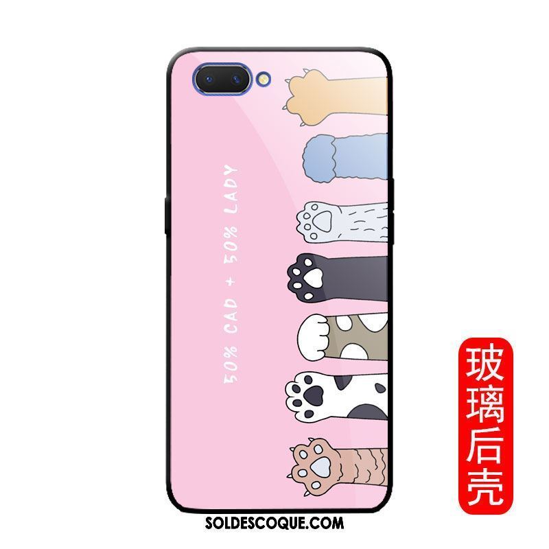 Coque Oppo A3s Silicone Tendance Créatif Chat Protection Pas Cher