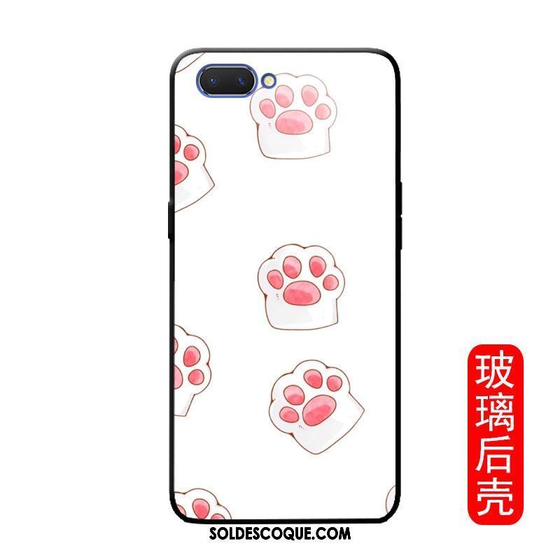 Coque Oppo A3s Silicone Tendance Créatif Chat Protection Pas Cher