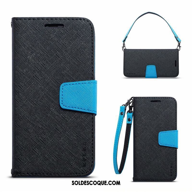 Coque Oppo A3s Simple Portefeuille Étui En Cuir Fluide Doux Incassable Pas Cher