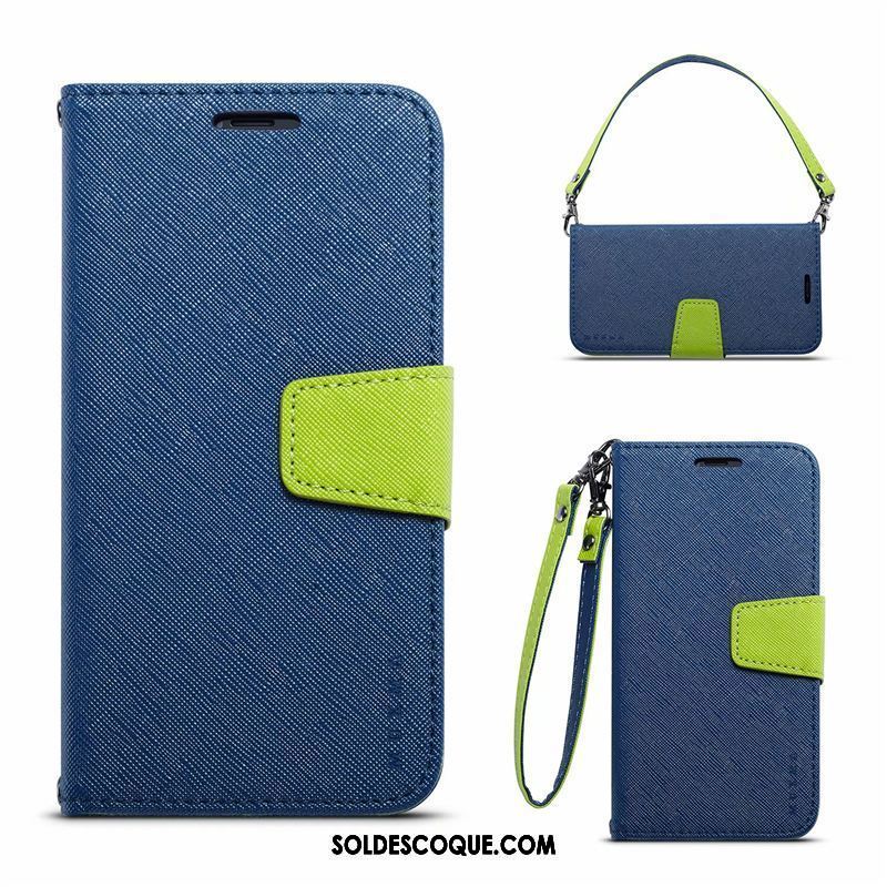 Coque Oppo A3s Simple Portefeuille Étui En Cuir Fluide Doux Incassable Pas Cher