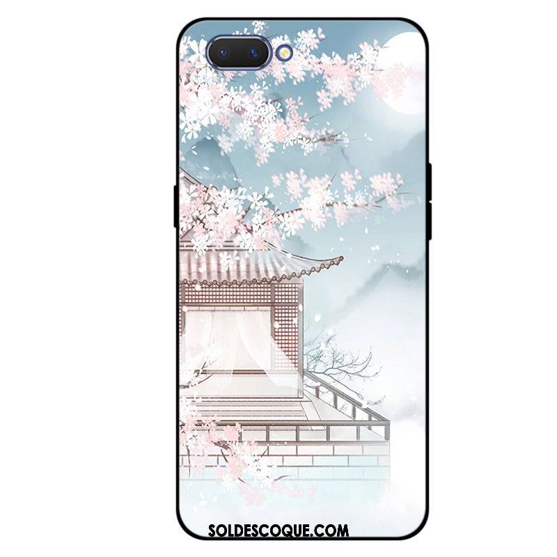 Coque Oppo A3s Simple Tout Compris Fluide Doux Incassable Silicone En Vente