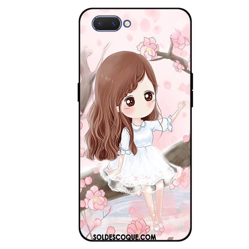 Coque Oppo A3s Simple Tout Compris Fluide Doux Incassable Silicone En Vente