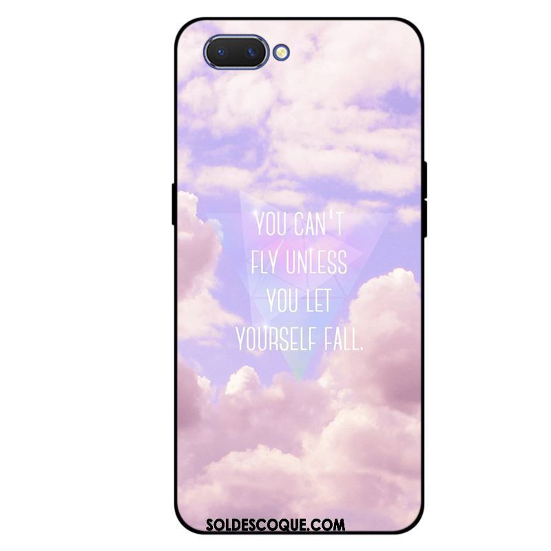 Coque Oppo A3s Simple Tout Compris Fluide Doux Incassable Silicone En Vente