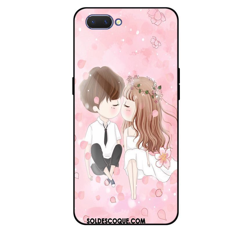 Coque Oppo A3s Simple Tout Compris Fluide Doux Incassable Silicone En Vente