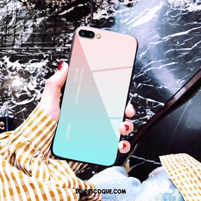 Coque Oppo A3s Tempérer Personnalité Fluide Doux Marque De Tendance Verre Housse France