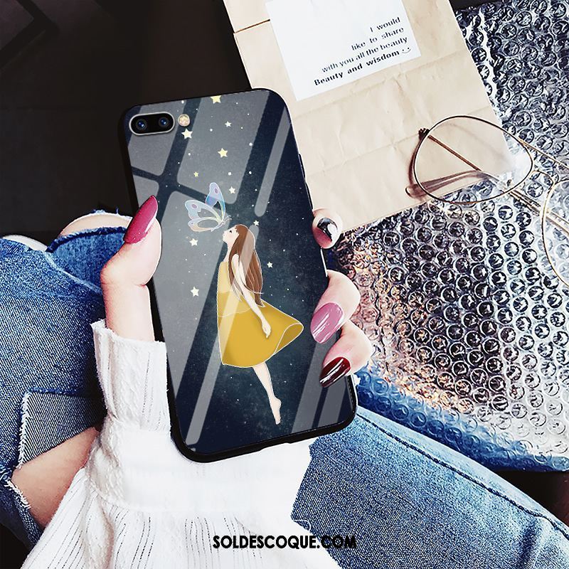 Coque Oppo A3s Tempérer Personnalité Fluide Doux Marque De Tendance Verre Housse France