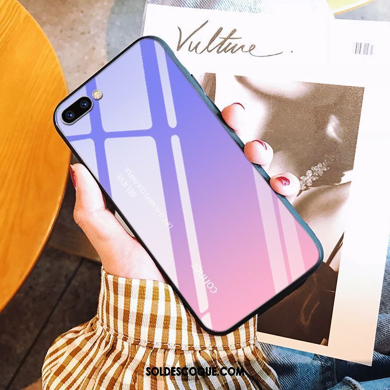 Coque Oppo A3s Tempérer Personnalité Fluide Doux Marque De Tendance Verre Housse France