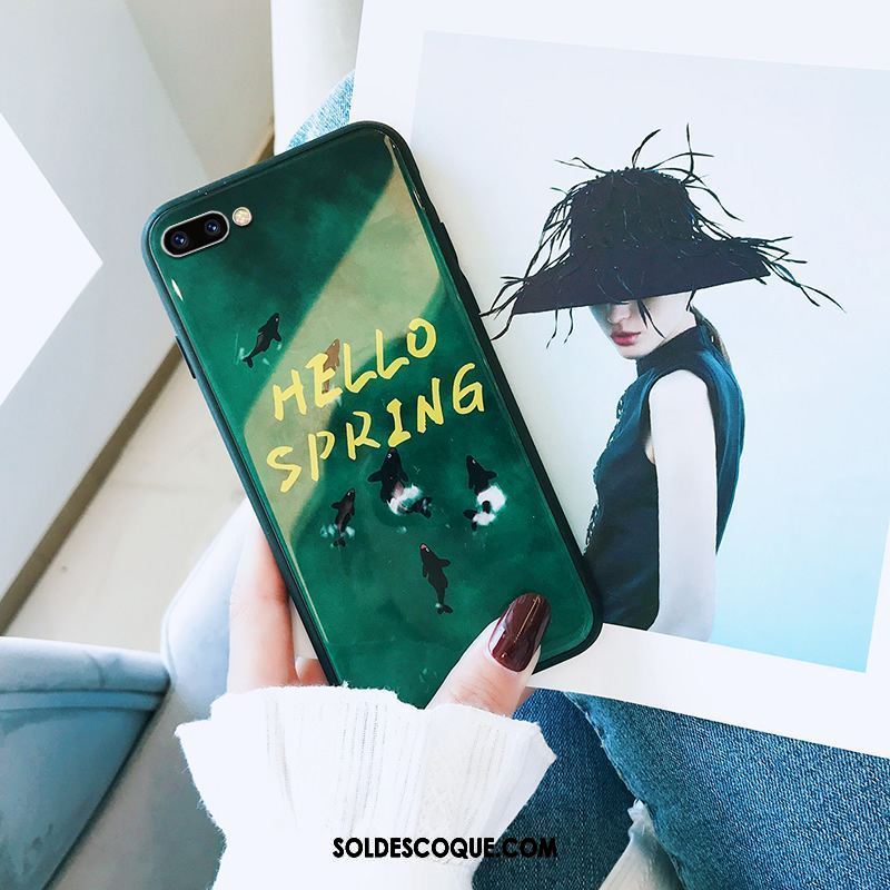 Coque Oppo A3s Tempérer Personnalité Fluide Doux Marque De Tendance Verre Housse France