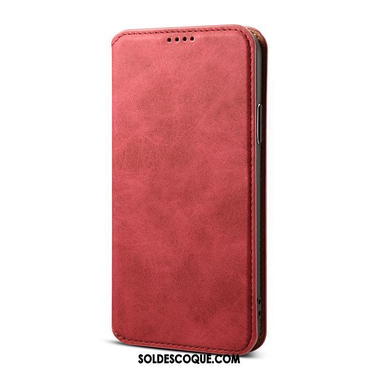 Coque Oppo A3s Téléphone Portable Carte Business Vert Étui En Cuir Pas Cher